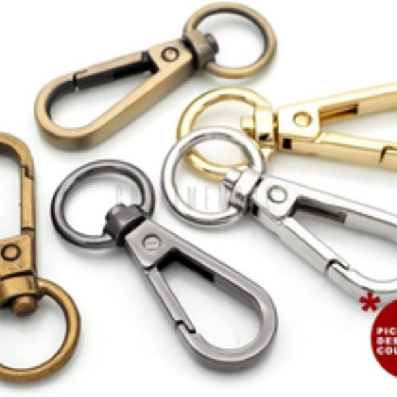 CYNTHIA LYNN "BAG BLING" BRAHMIN INSPIRED BLACK SILVR GREY CRYSTAL HANDBAG CHARM - Picture 6 of 11